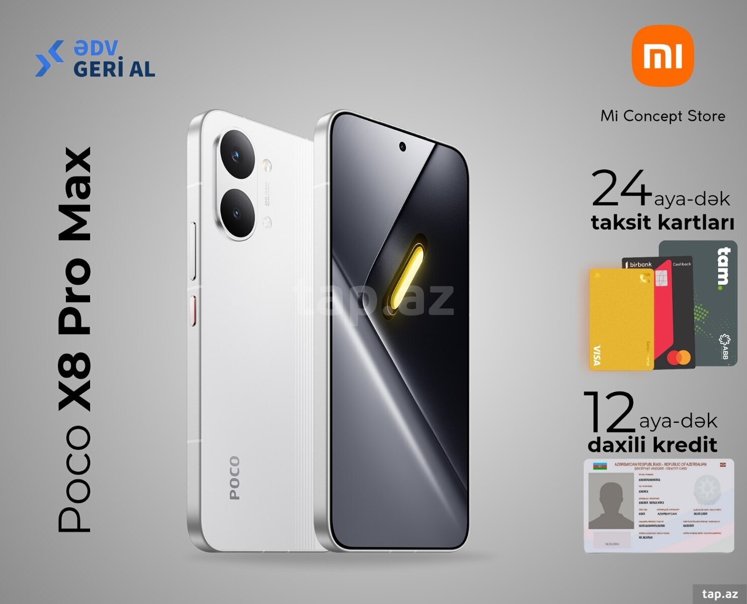 Xiaomi Poco X8 Pro Max White 256GB/12GB
