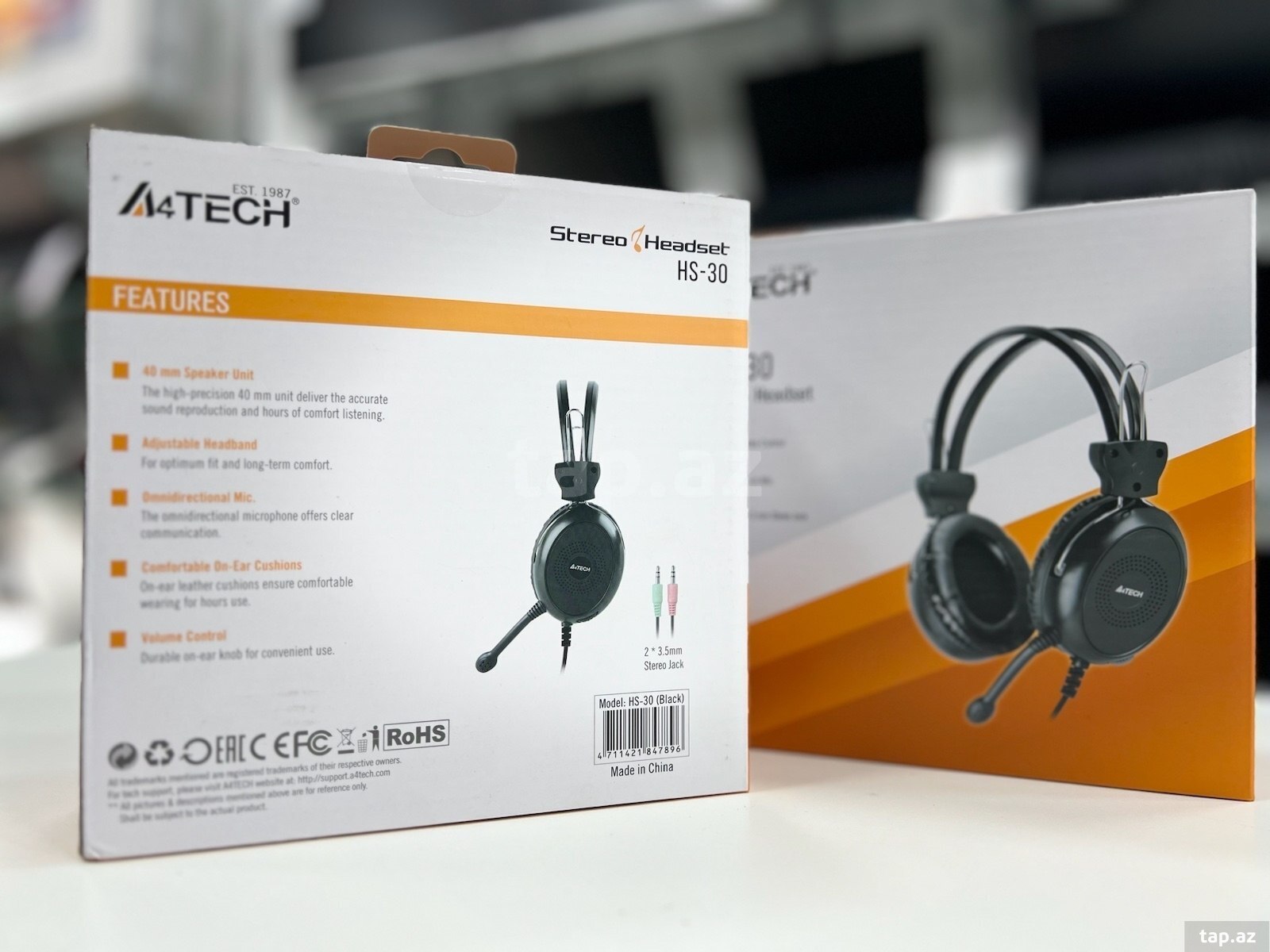 Simsiz qulaqlıq A4Tech HS-30   (2)