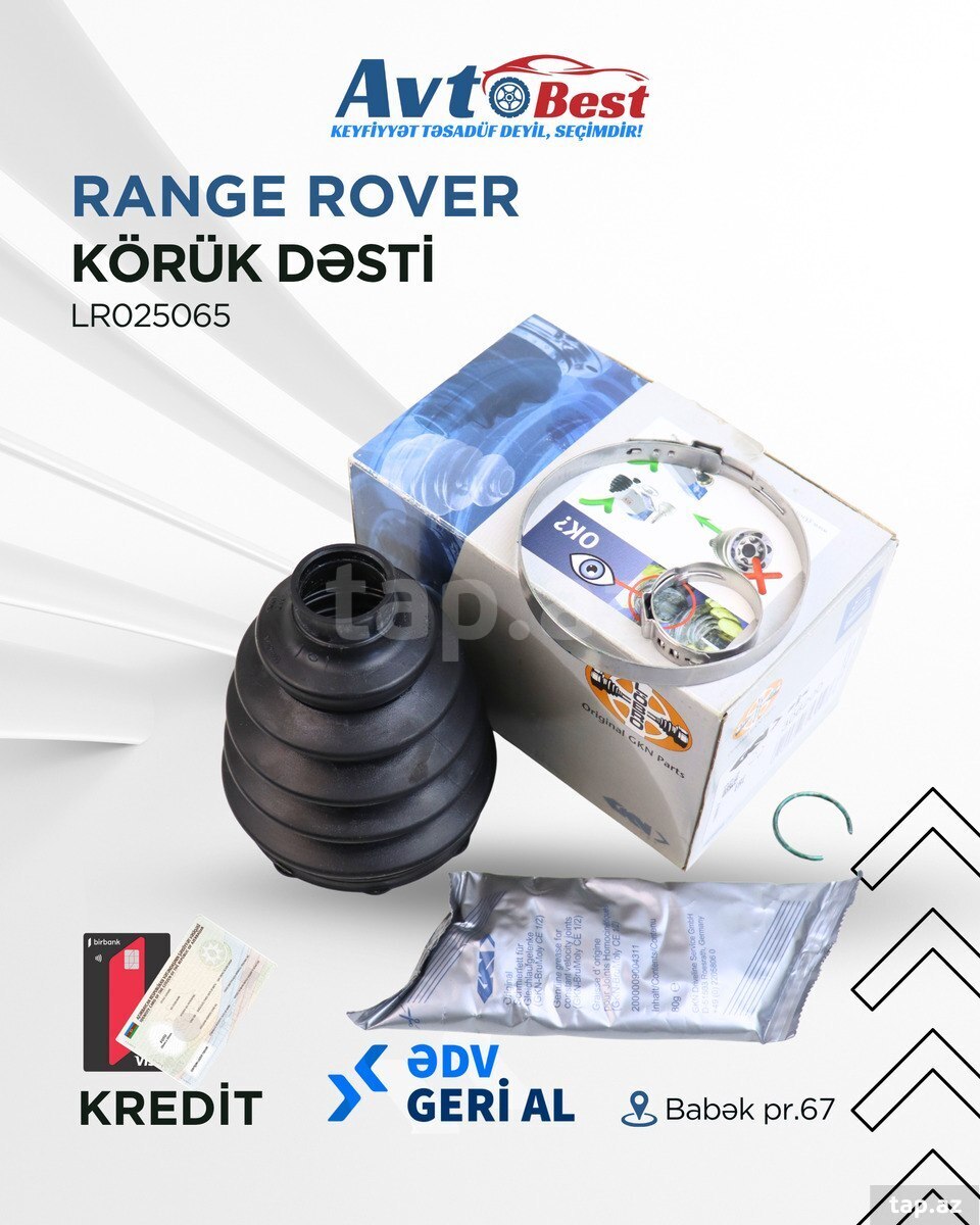 Land Rover Evoque körük dəsti