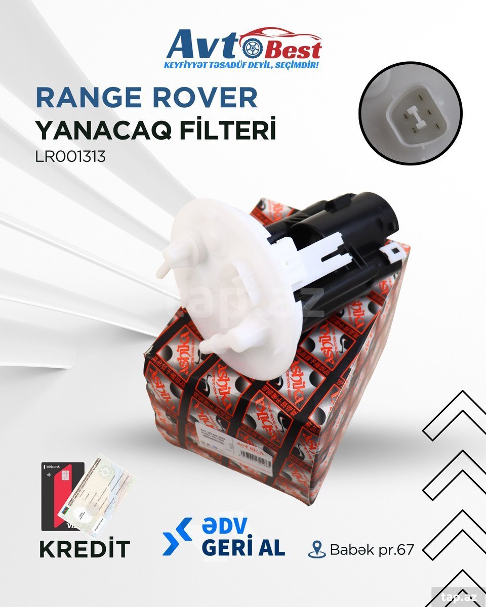 Land Rover Evoque yanacaq filteri
