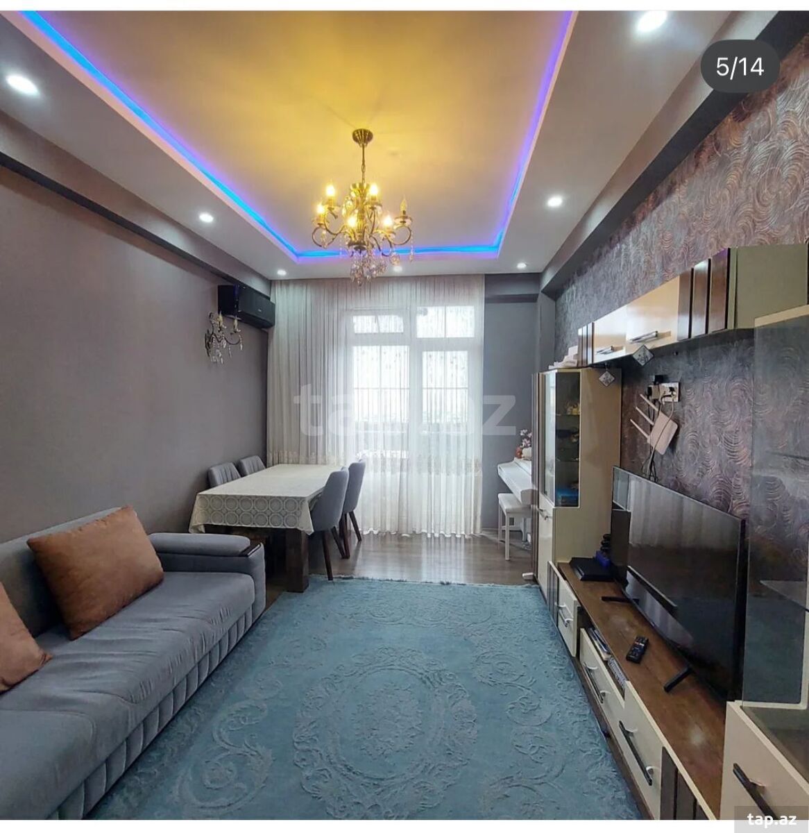 2-room apartment for sale, United quarter, Sumgait