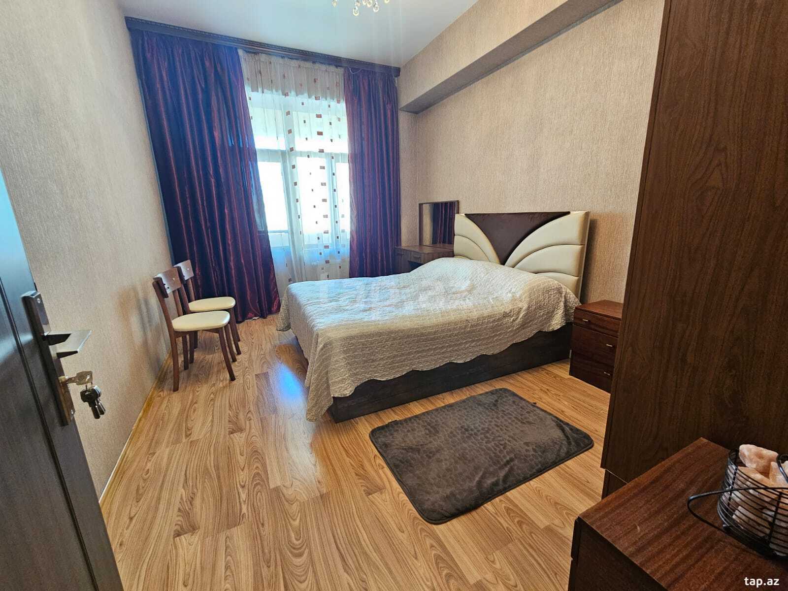 3-otaqlı yeni tikili kirayə verilir, N.Nərimanov m., 110 m² (10)