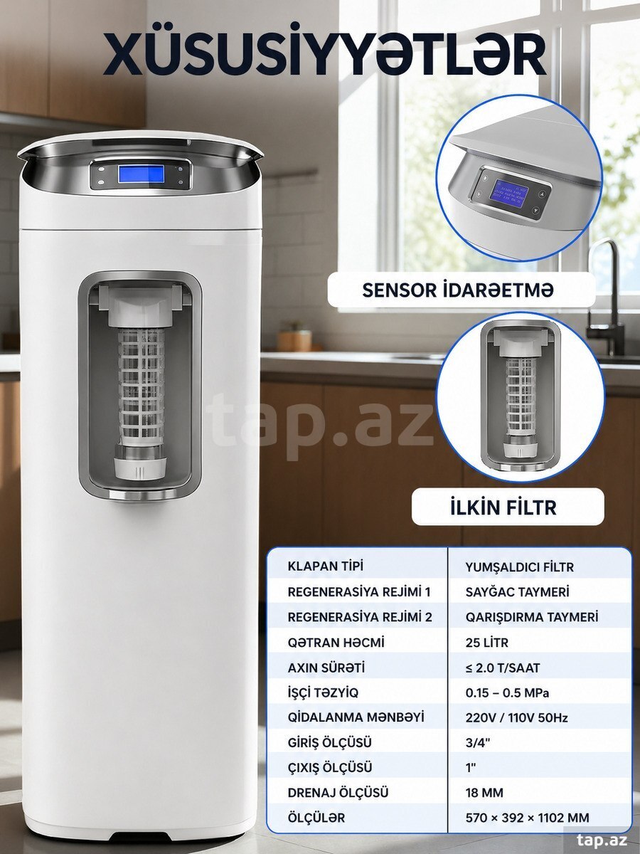 Su yumşaldıcı filter Nature Water SF-P2 (2)