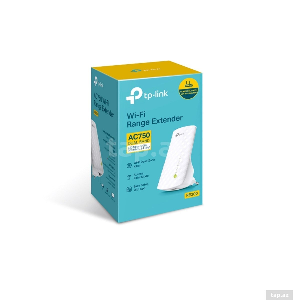 Wi-Fi paylayıcı "TP-Link RE200 5GHz"