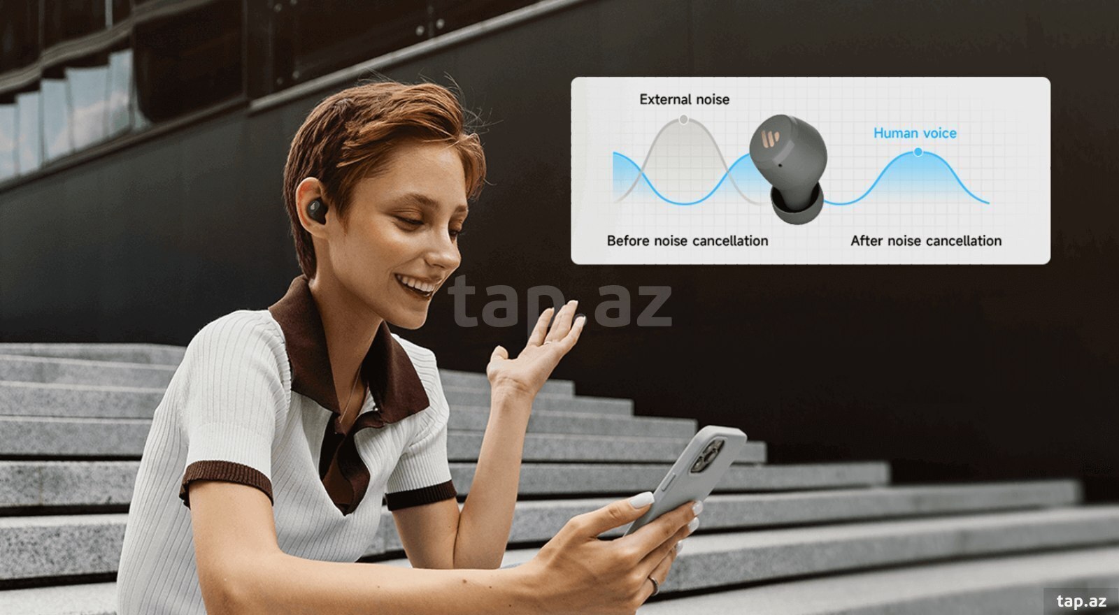Bluetooth qulaqlıq Edifier X3 lite  (5)