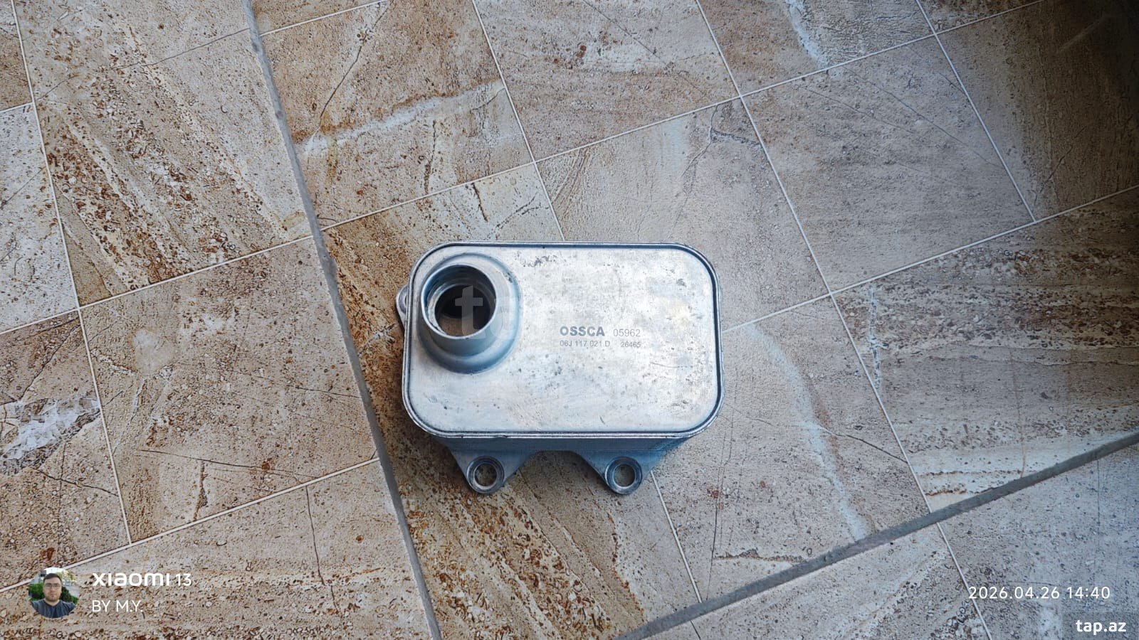 Volkswagen 2.0 tsi yağ radiatoru (5)