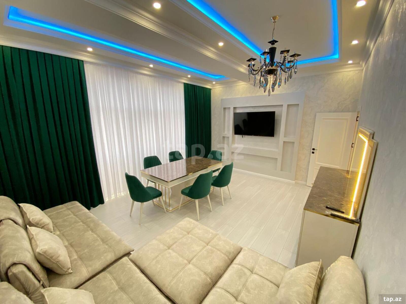 3-otaqlı yeni tikili kirayə verilir, 28 May m., 120 m²