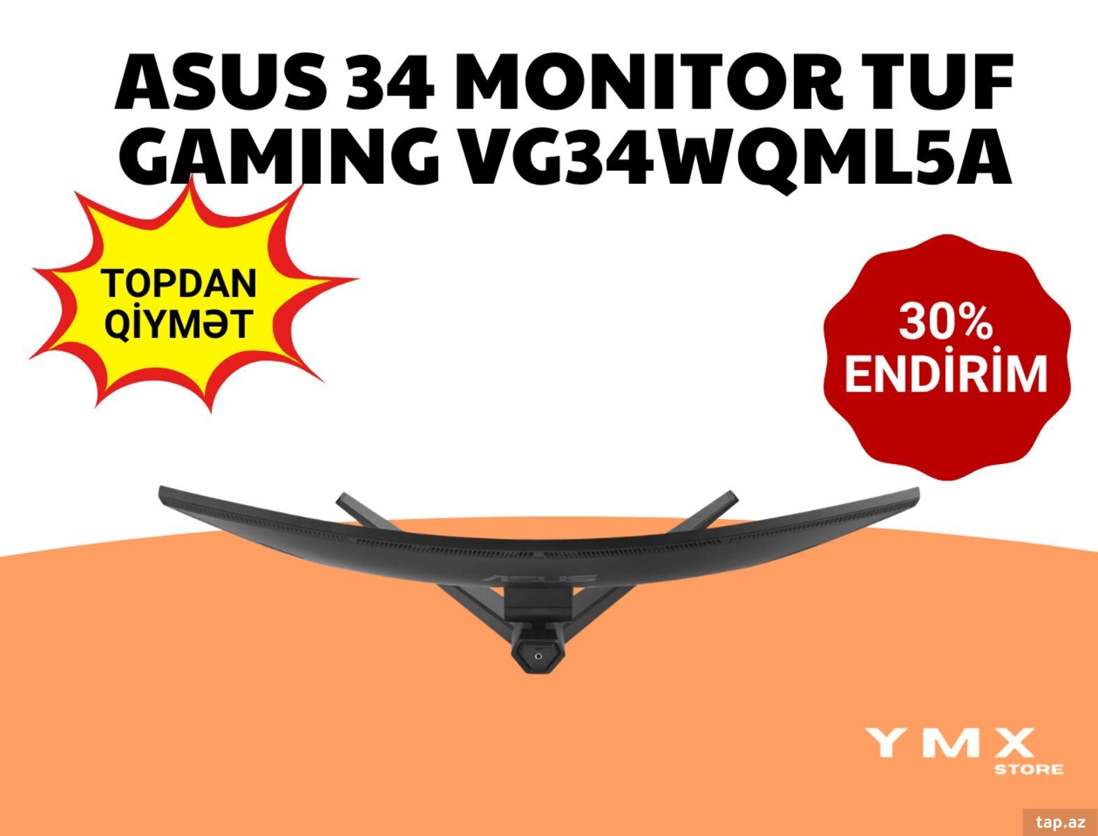 Asus TUF Gaming VG34WQML5A Curved 34" 250Hz 3.5K (5)
