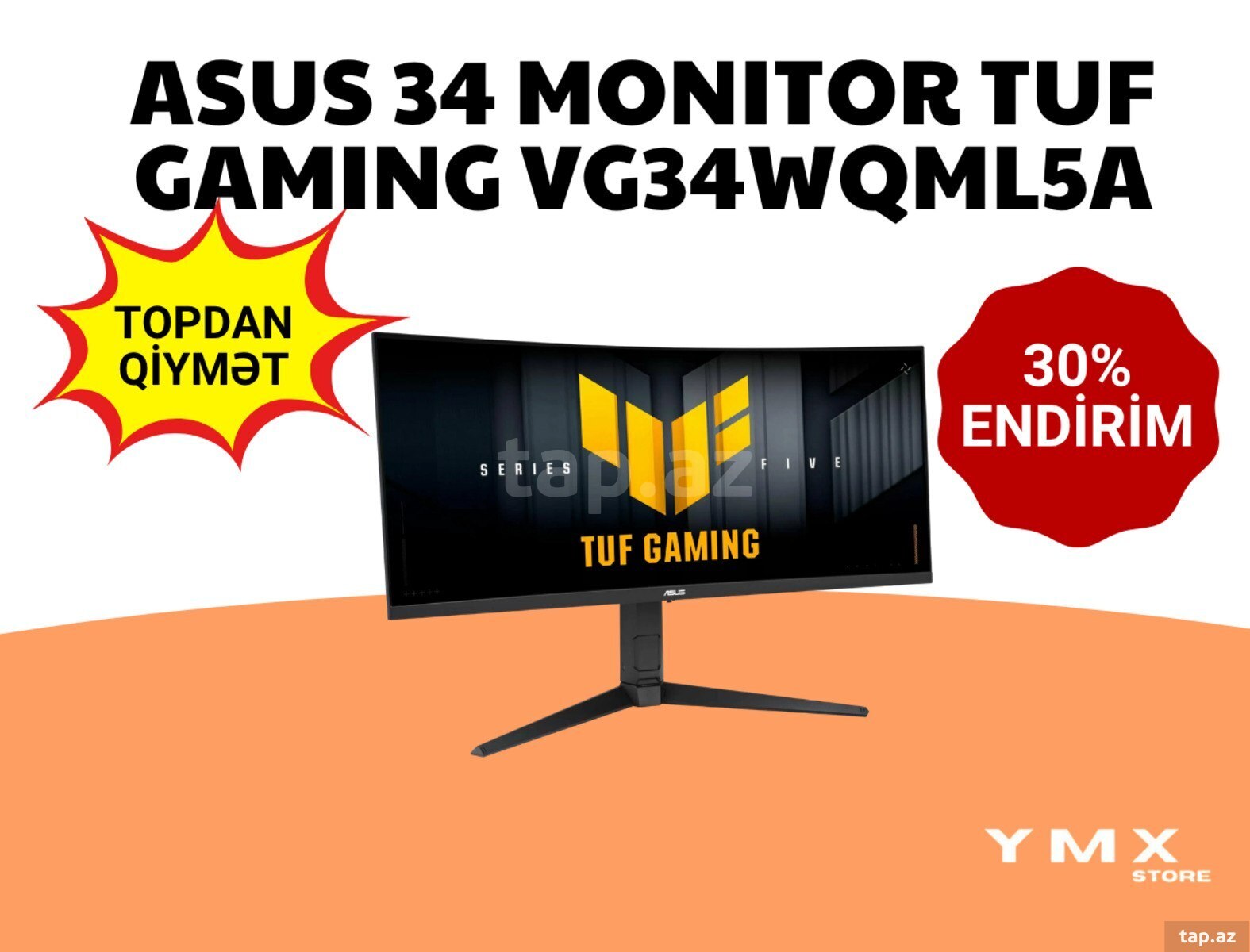 Asus TUF Gaming VG34WQML5A Curved 34" 250Hz 3.5K (2)