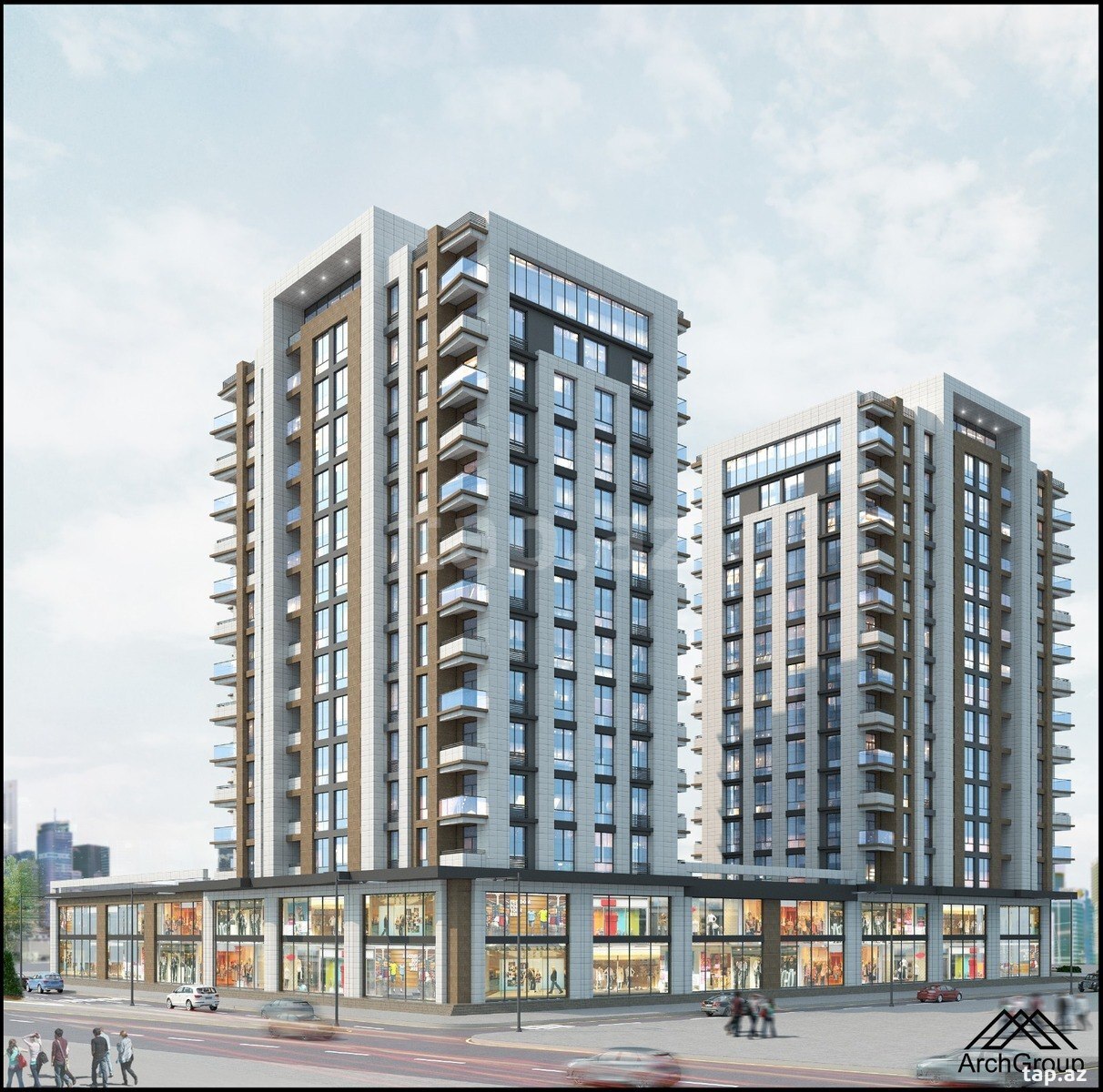 4-otaqlı yeni tikili, Xəlil Rza Ulutürk küç. 23, 170 m² (12)