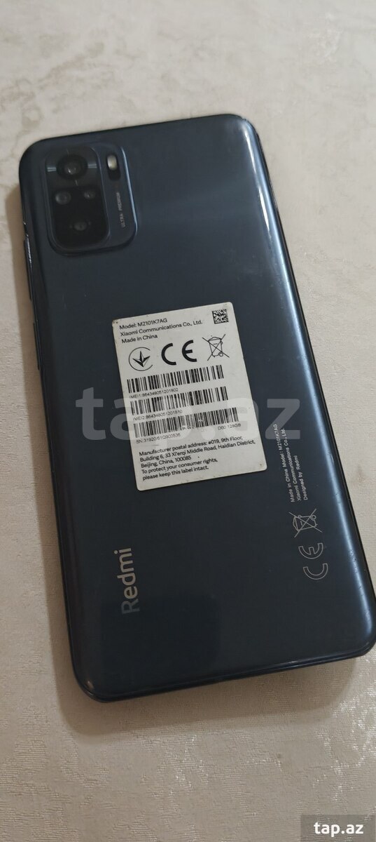 Xiaomi Redmi Note 10 Shadow Black 128GB/6GB (2)
