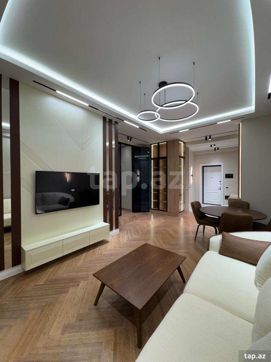 2-otaqlı yeni tikili kirayə verilir, Zahid Xəlilov küç., 70 m²