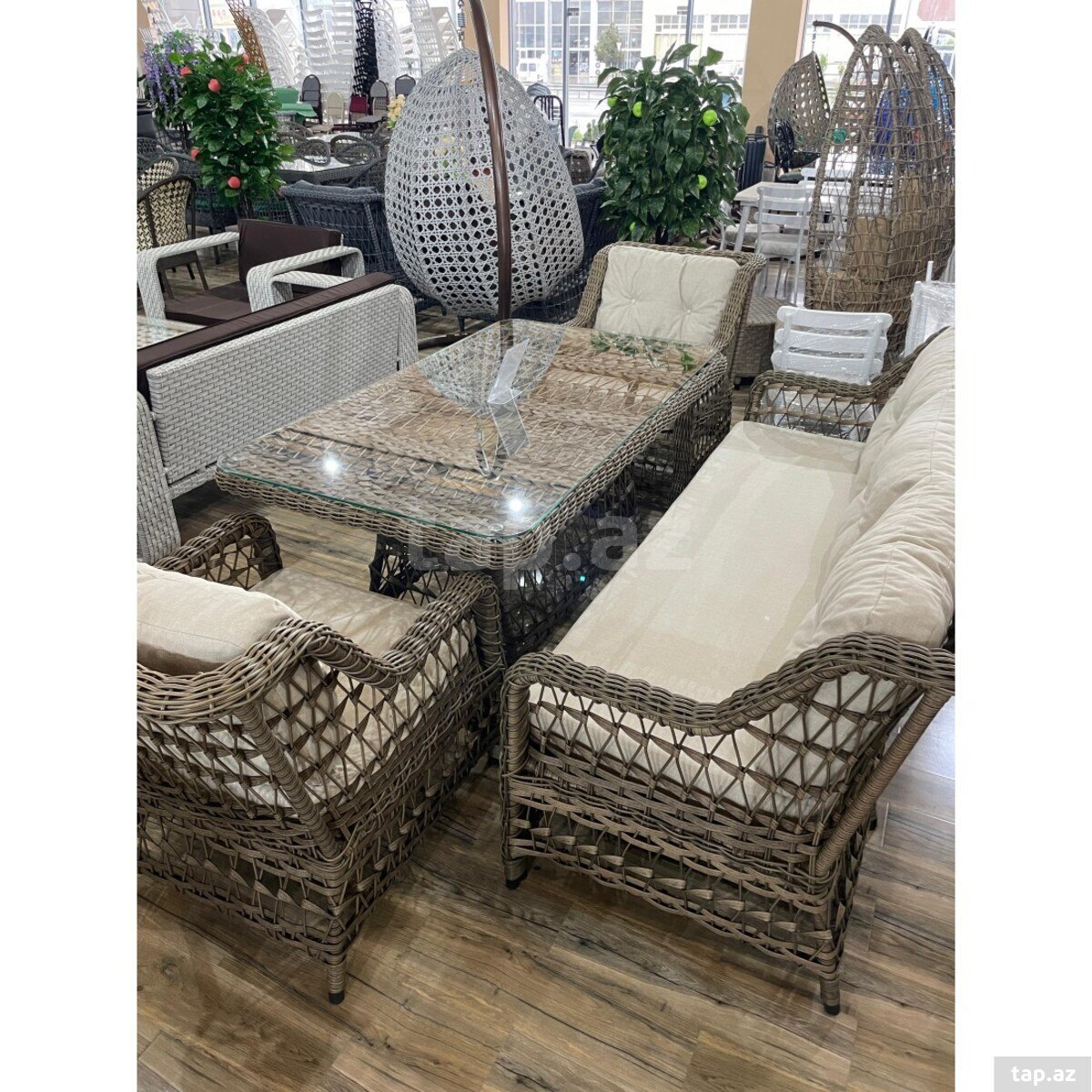 Həsir Rattan Turk divan dəsti