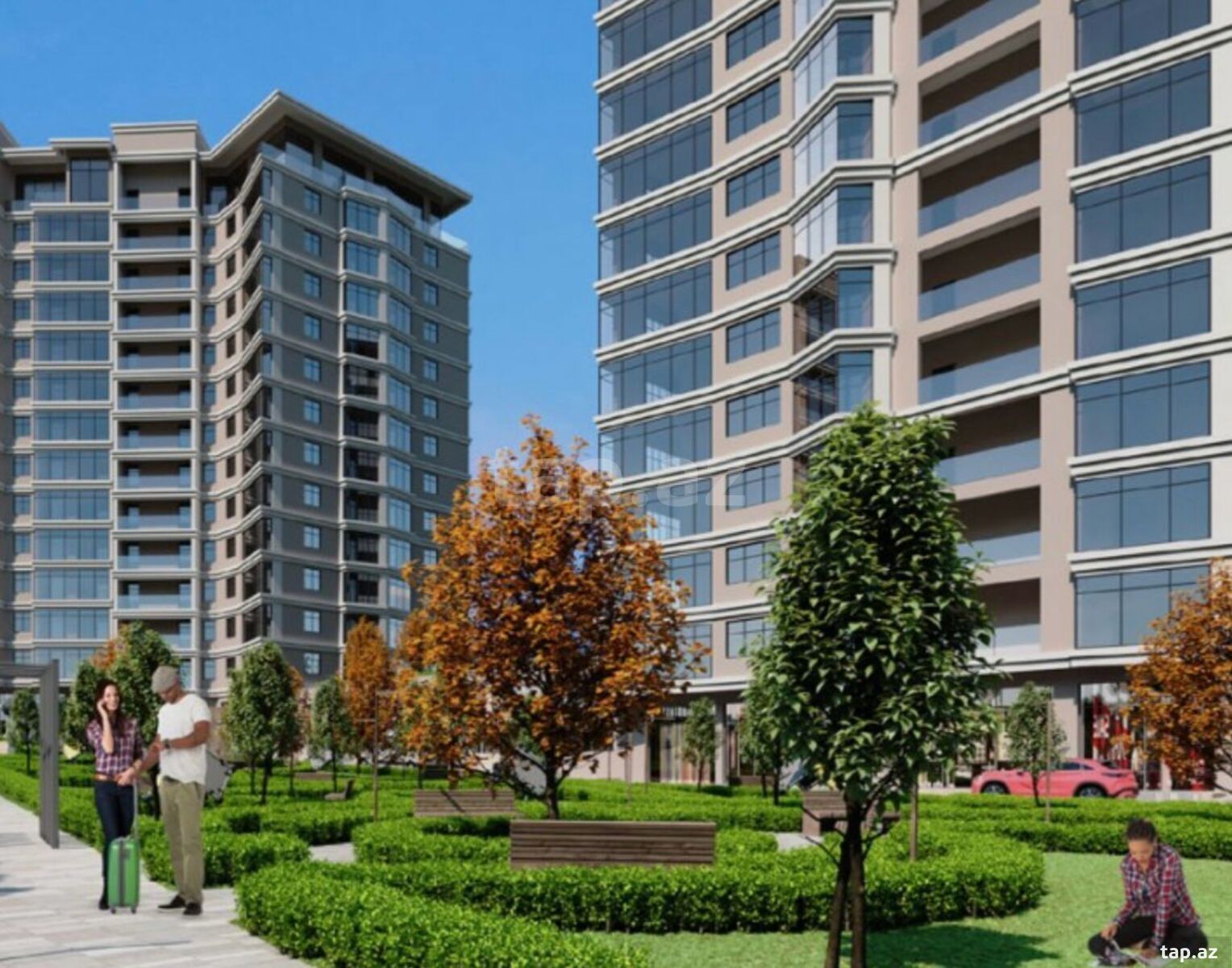 3-otaqlı yeni tikili, Səməd Vurğun küç. 23, 131 m² (5)