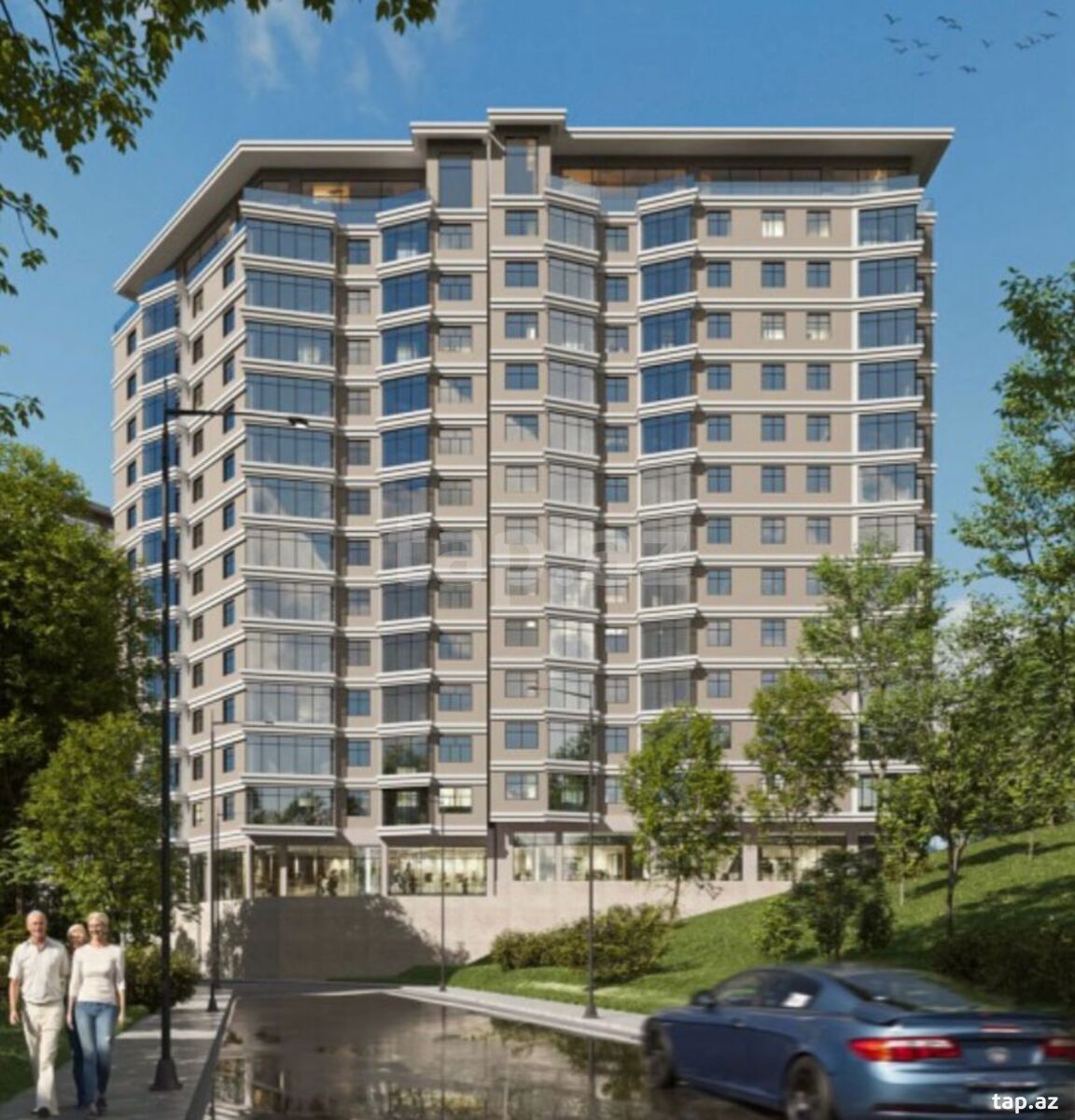 3-otaqlı yeni tikili, Səməd Vurğun küç. 23, 131 m² (3)