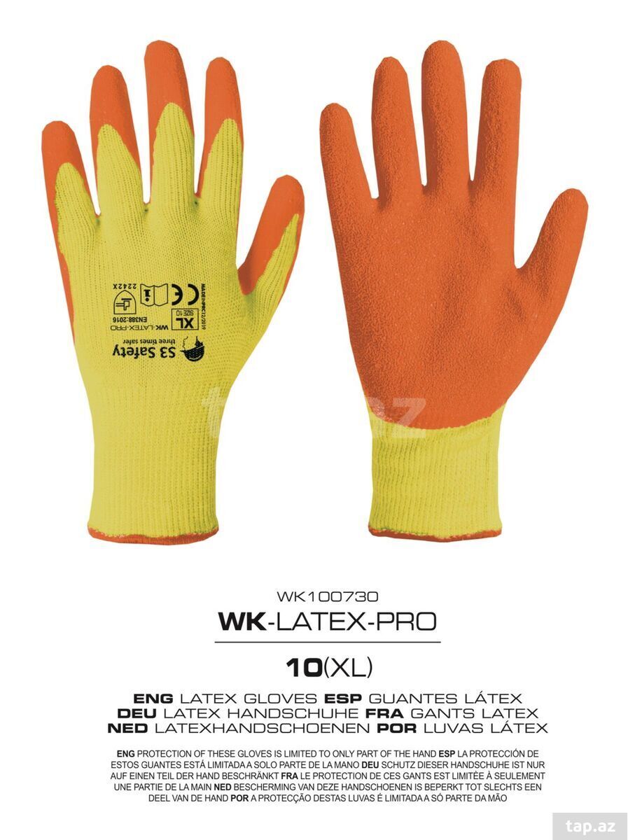 İşçi əlcəyi Latex Pro WK 100730 