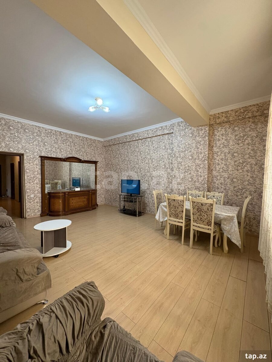 4-otaqlı yeni tikili kirayə verilir, Elmlər Akademiyası m., 150 m² (13)