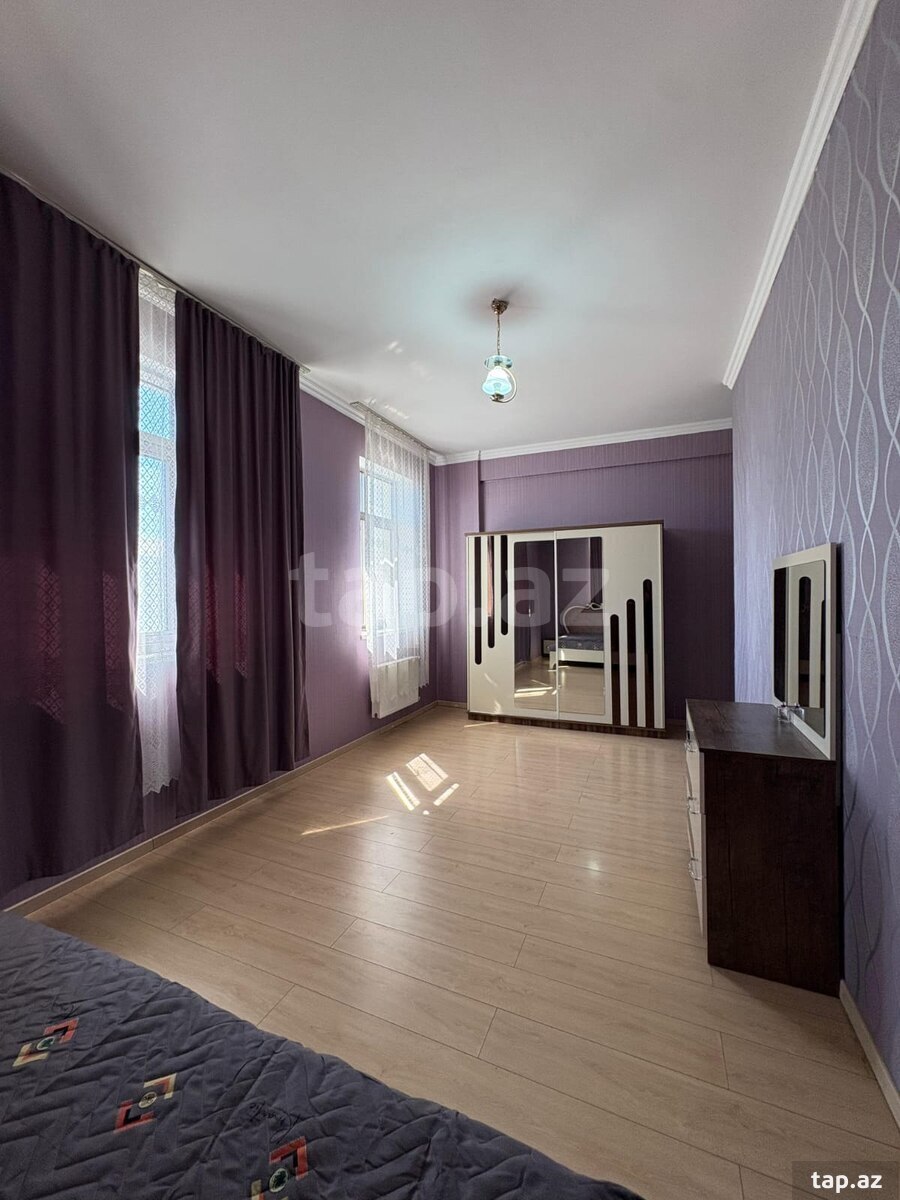 4-otaqlı yeni tikili kirayə verilir, Elmlər Akademiyası m., 150 m² (10)