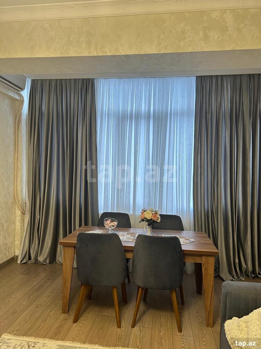 2-otaqlı yeni tikili kirayə verilir, İnşaatçılar m., 50 m² (2)