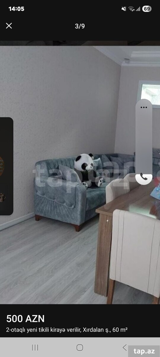 2-otaqlı yeni tikili kirayə verilir, Xırdalan ş., 60 m² (4)
