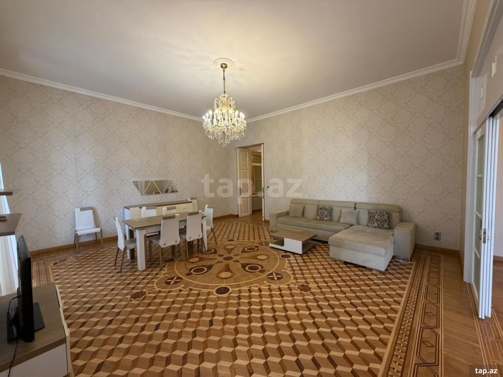 4-otaqlı mənzil kirayə verilir, Sahil m., 160 m² (2)