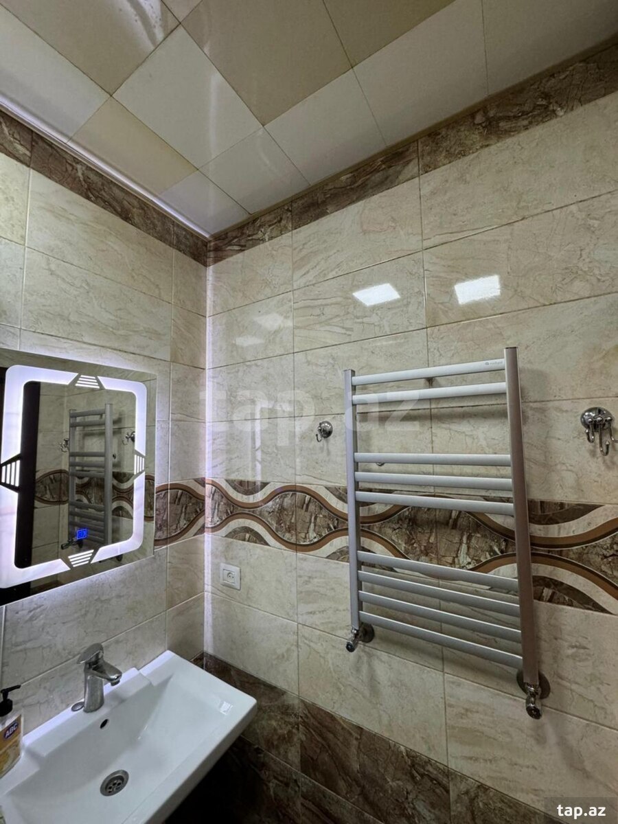 2-otaqlı yeni tikili kirayə verilir, N. Nərimanov m., 75 m² (13)