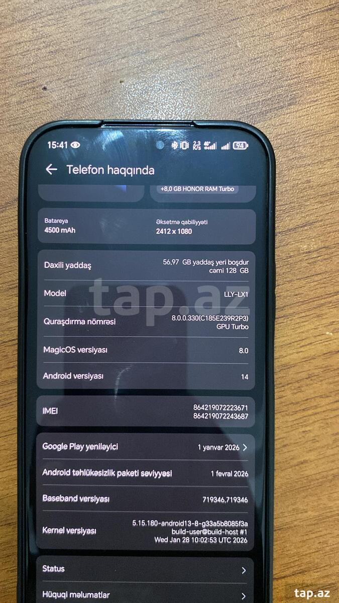 Honor X8b Midnight Black 128GB/8GB (4)