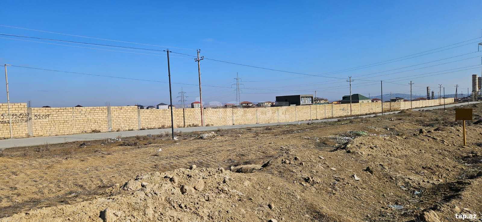 52 sot torpaq sahəsi, Masazır qəs.