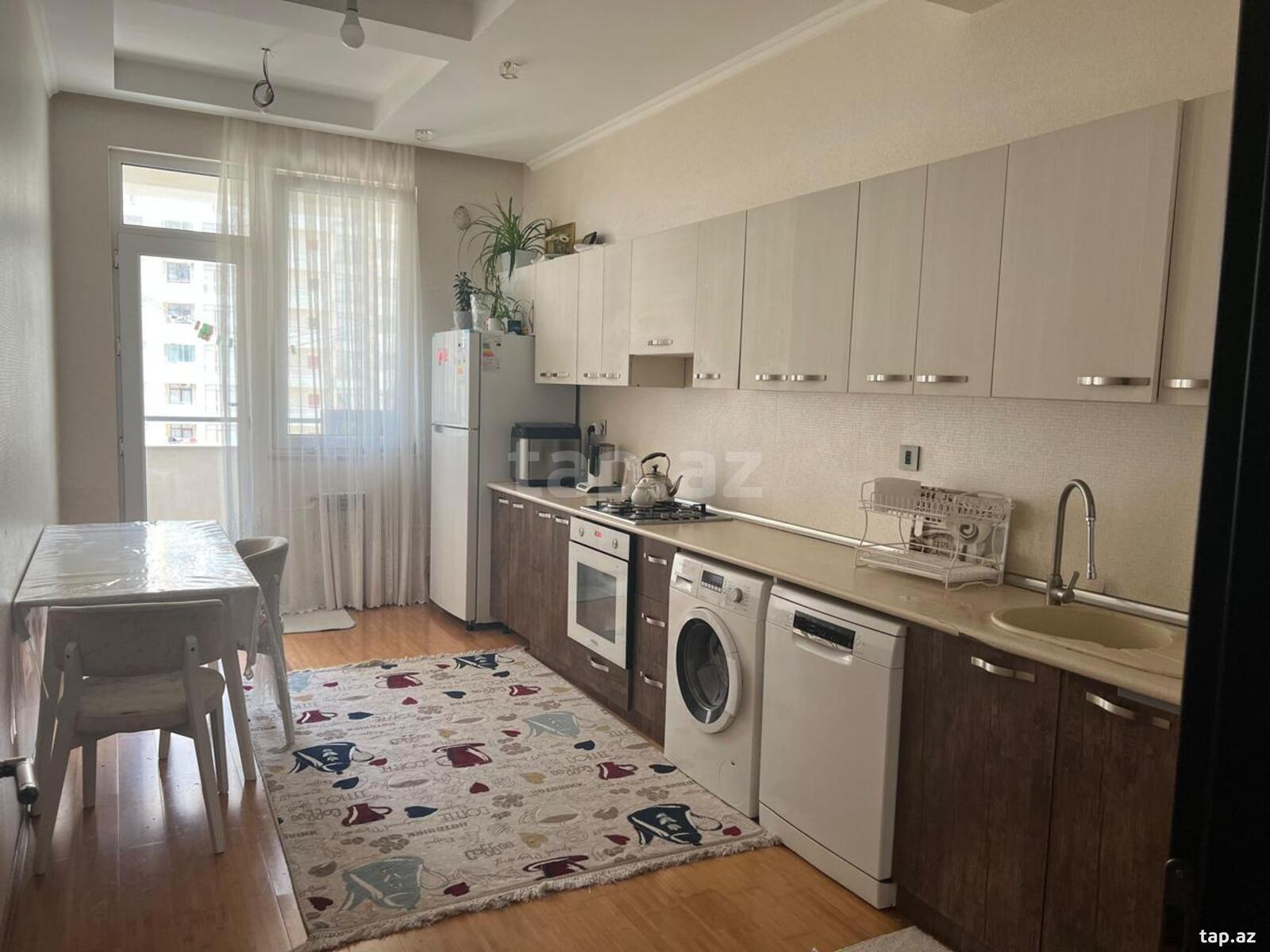 3-otaqlı yeni tikili kirayə verilir, Həsənbəy Zərdabi pr., 117 m² (8)