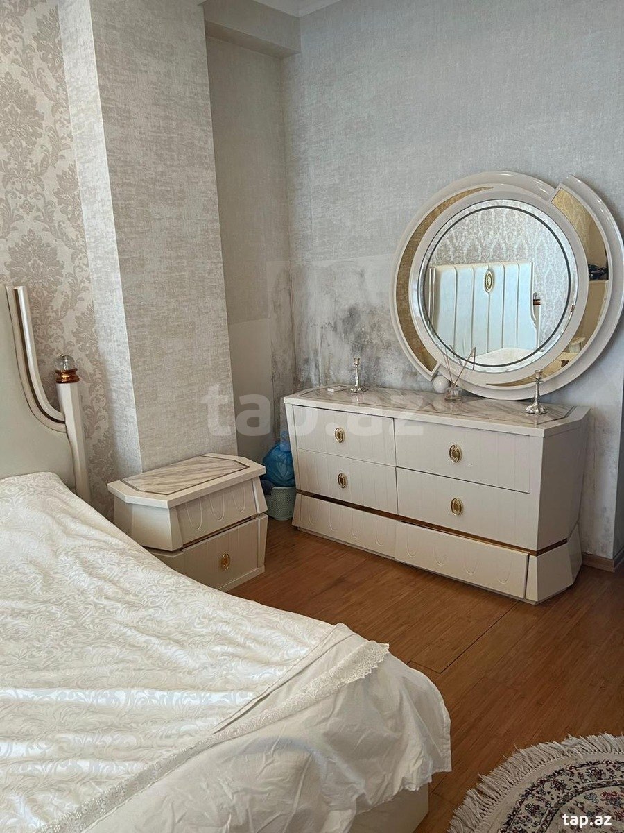 3-otaqlı yeni tikili kirayə verilir, Həsənbəy Zərdabi pr., 117 m²
