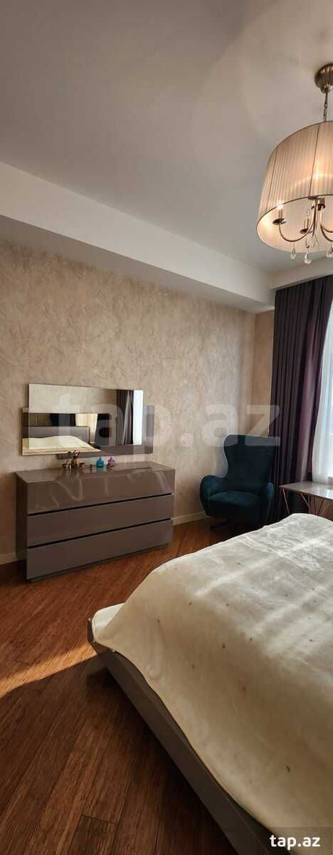 3-otaqlı yeni tikili kirayə verilir, Elmlər Akademiyası m., 130 m² (4)