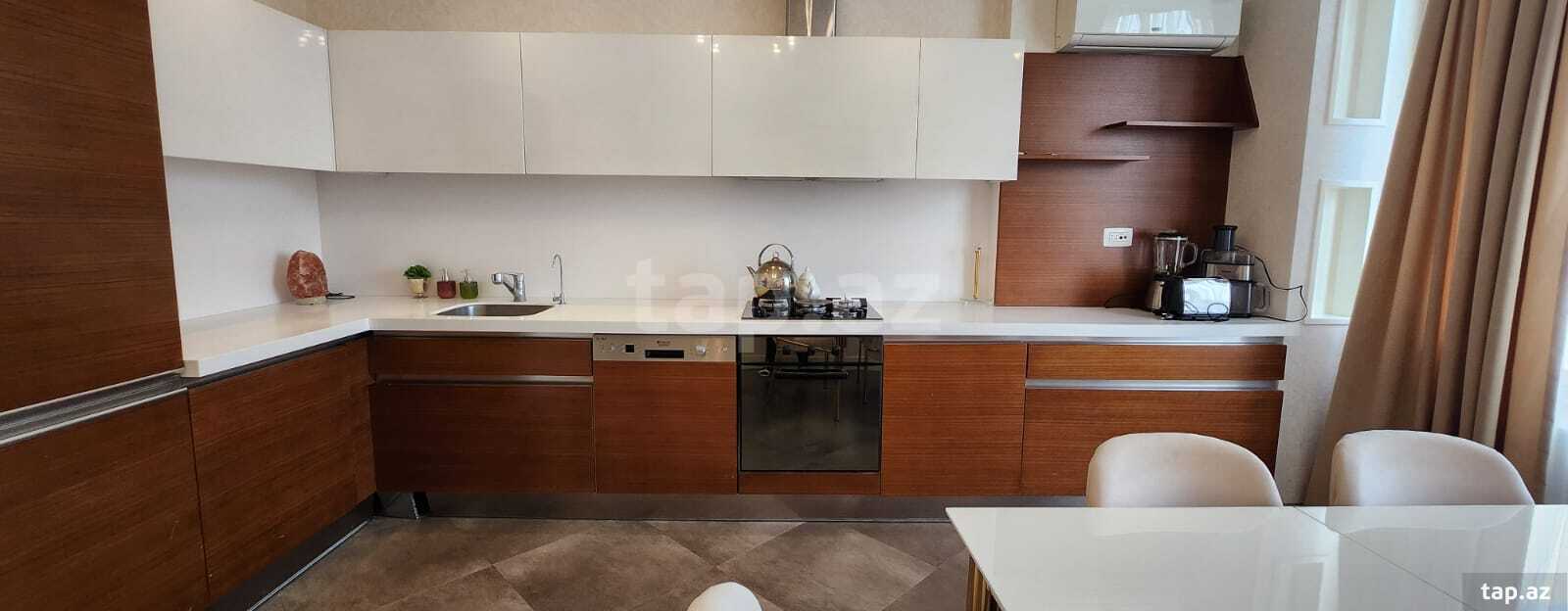 3-otaqlı yeni tikili kirayə verilir, Elmlər Akademiyası m., 130 m² (17)