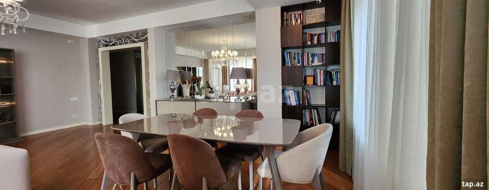 3-otaqlı yeni tikili kirayə verilir, Elmlər Akademiyası m., 130 m² (2)