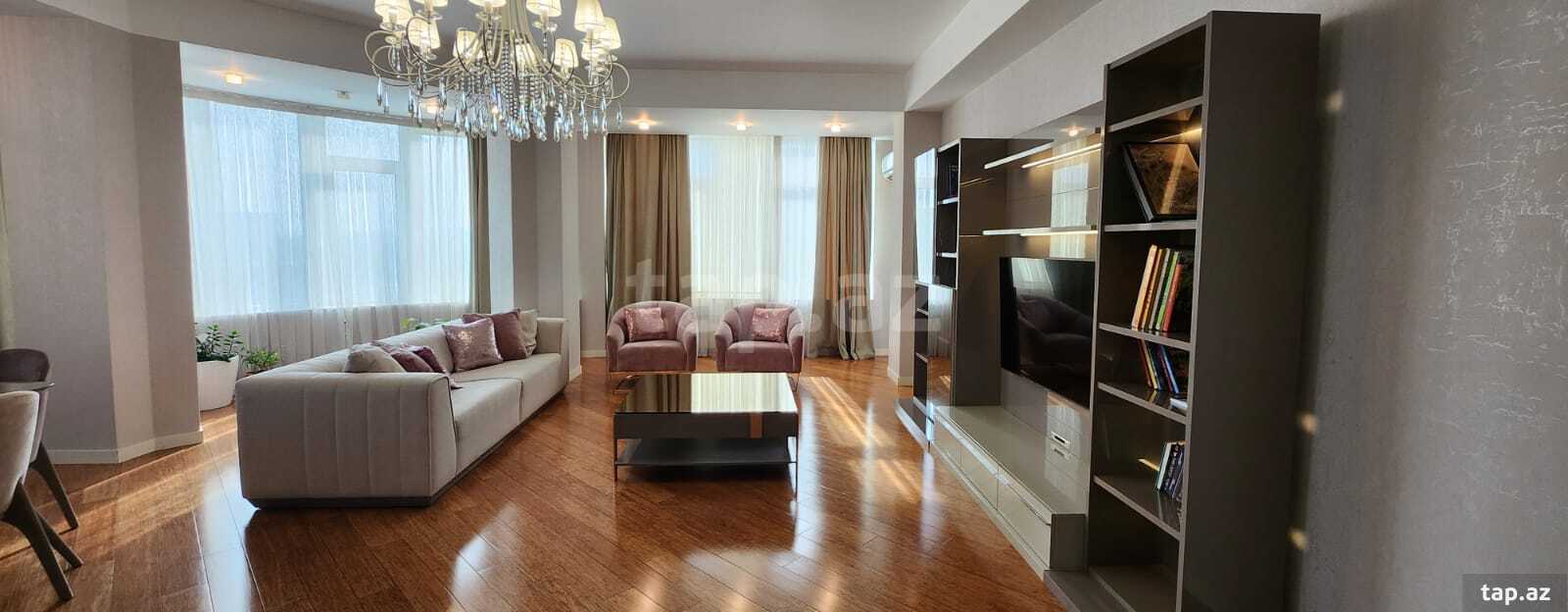 3-otaqlı yeni tikili kirayə verilir, Elmlər Akademiyası m., 130 m² (20)