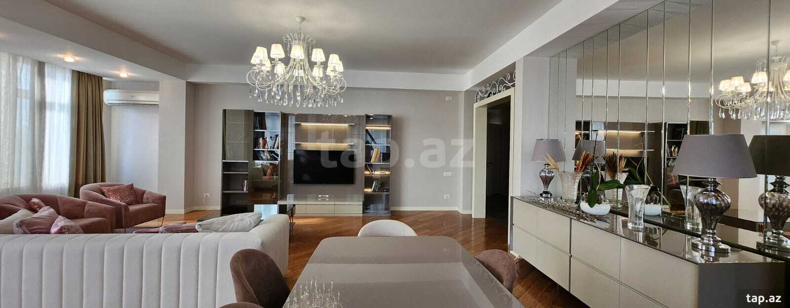 3-otaqlı yeni tikili kirayə verilir, Elmlər Akademiyası m., 130 m² (24)