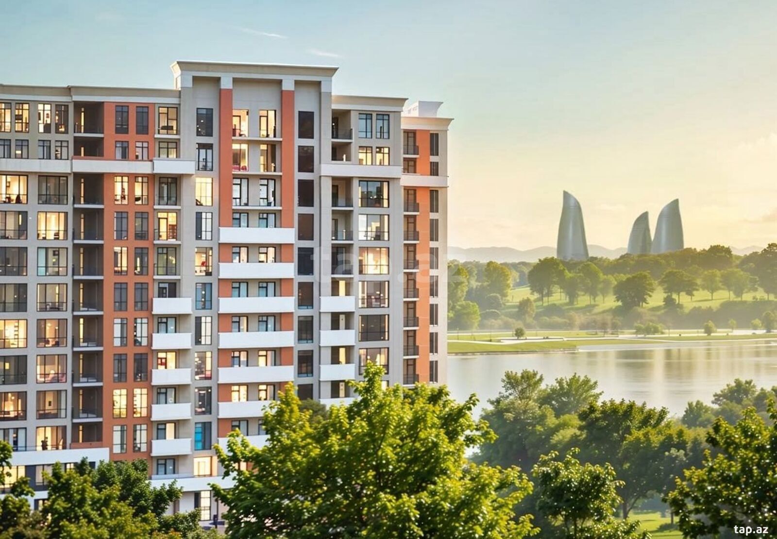 3-otaqlı yeni tikili, Müstəqillik küç., 83 m²