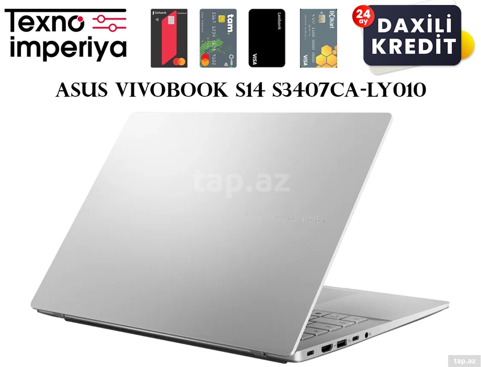 Laptop Asus Vivobook S14 S3407CA-LY010 90NB16J1-M006F0 (5)