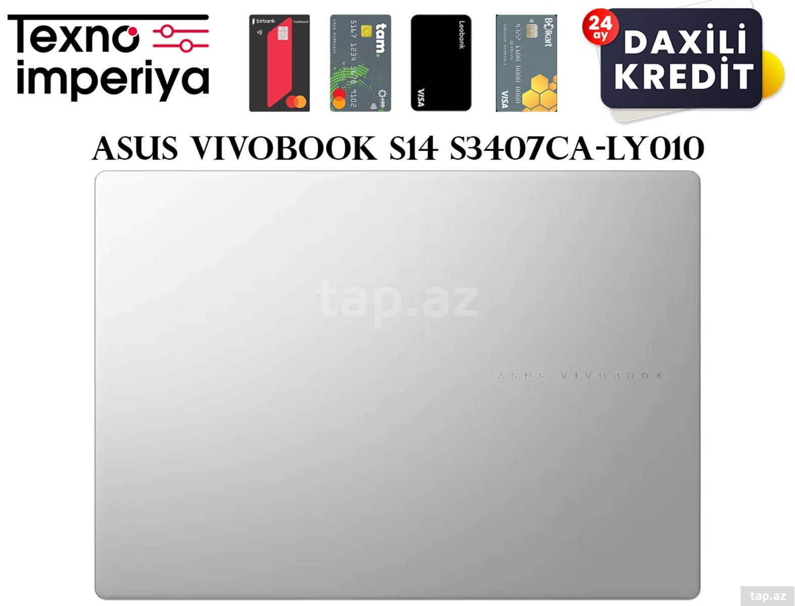 Laptop Asus Vivobook S14 S3407CA-LY010 90NB16J1-M006F0 (4)