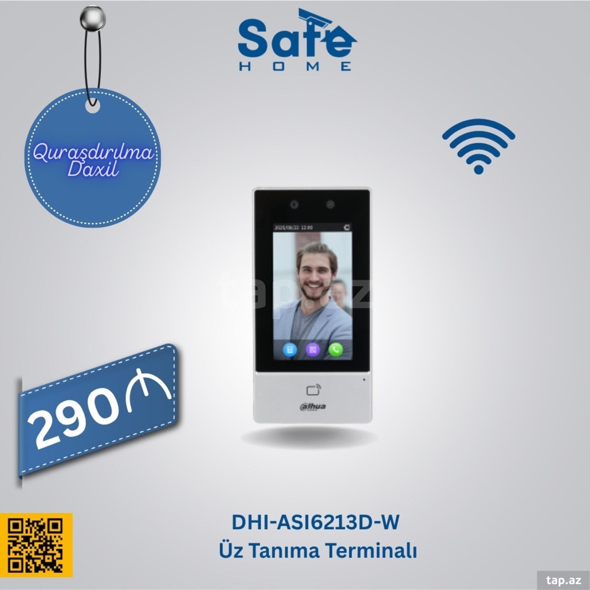 Üz Tanıma Terminalı DHI-ASI6213D-W