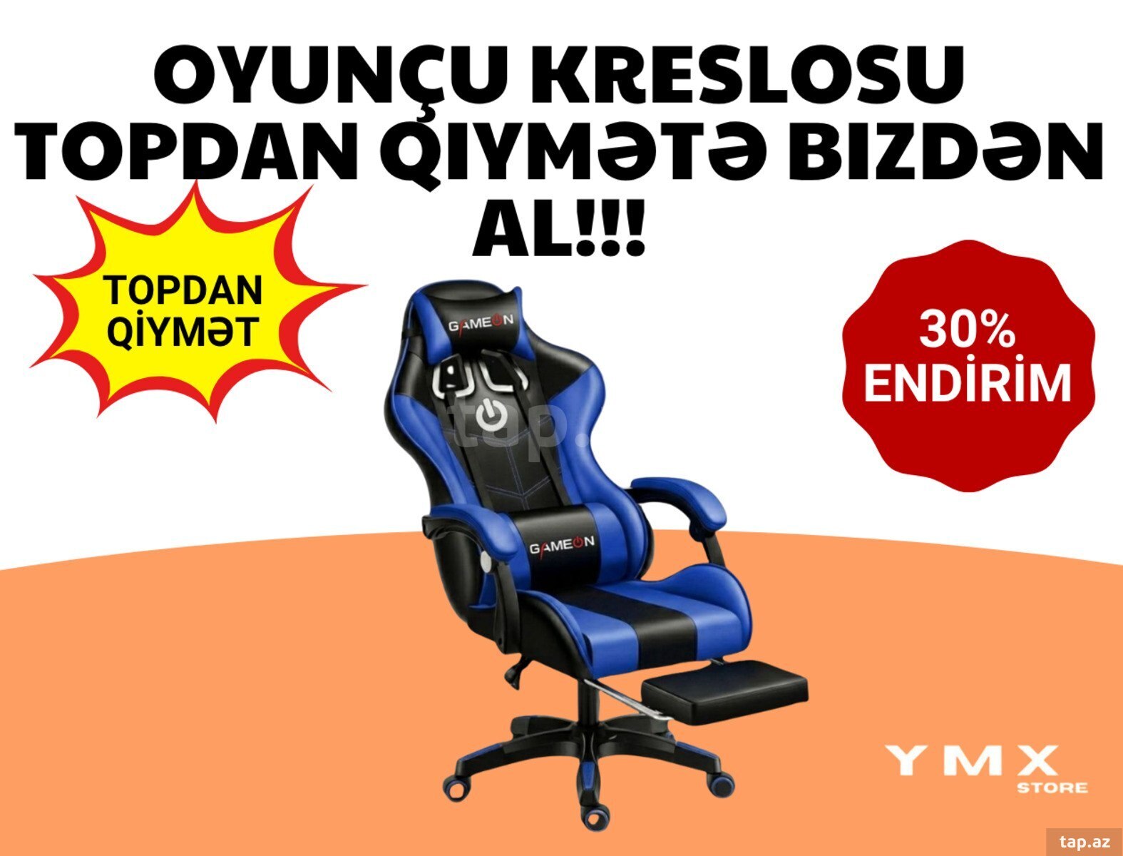 Kreslo mavi 7042