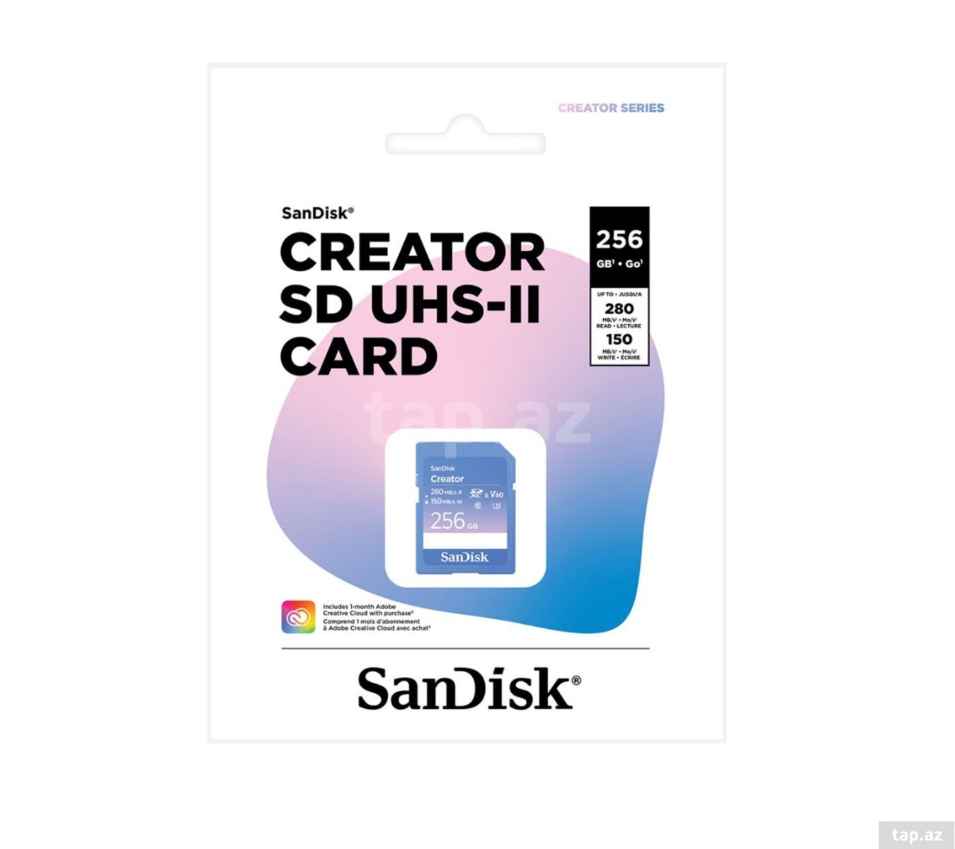 Sandisk Creator SD Card UHS-II 256GB