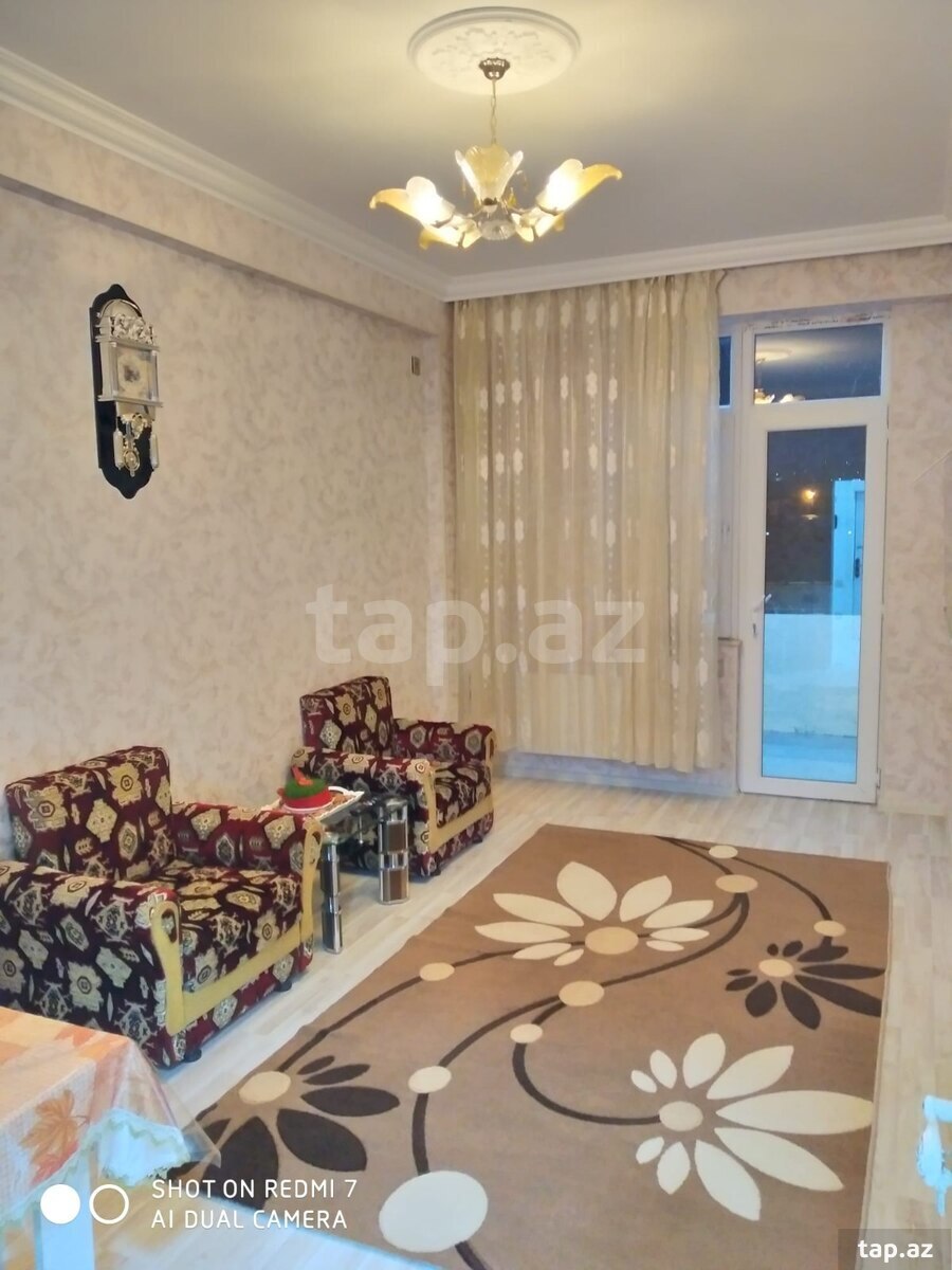 2-otaqlı yeni tikili kirayə verilir, Xırdalan ş., 54 m²