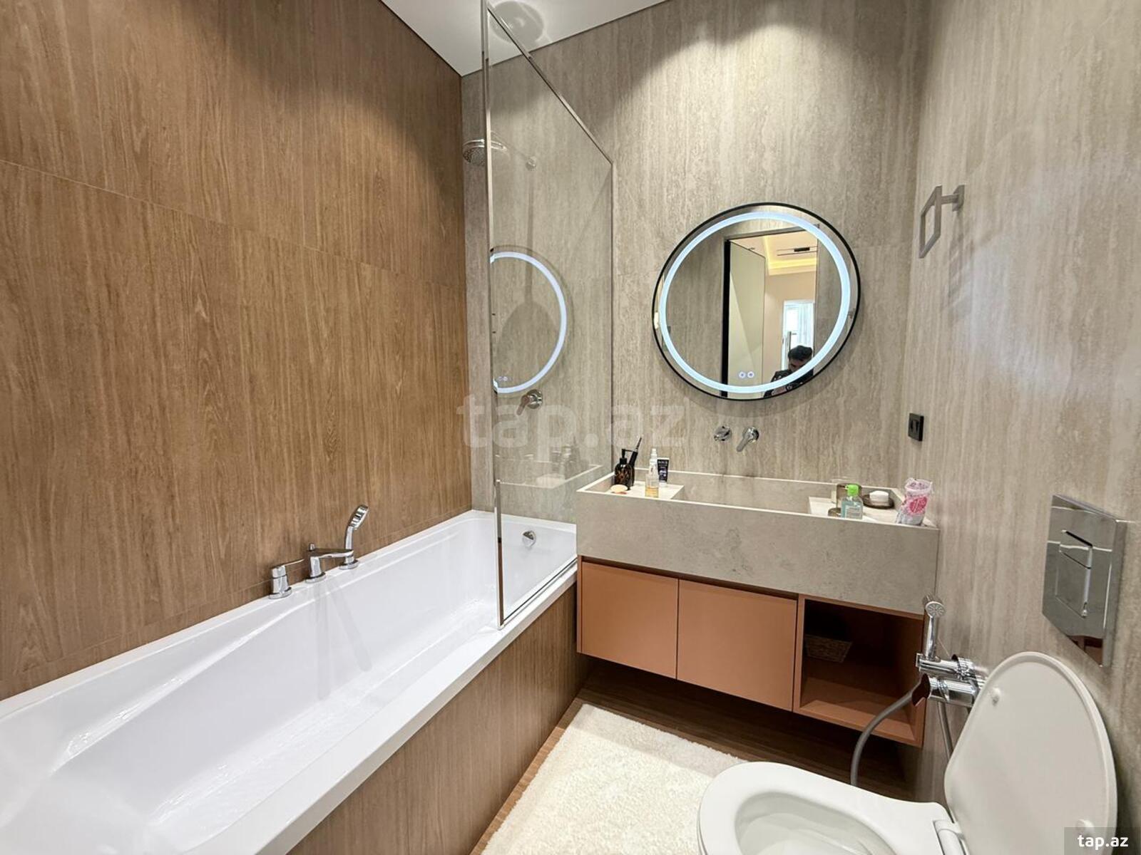 3-otaqlı yeni tikili kirayə verilir, Ağ şəhər, 110 m² (20)
