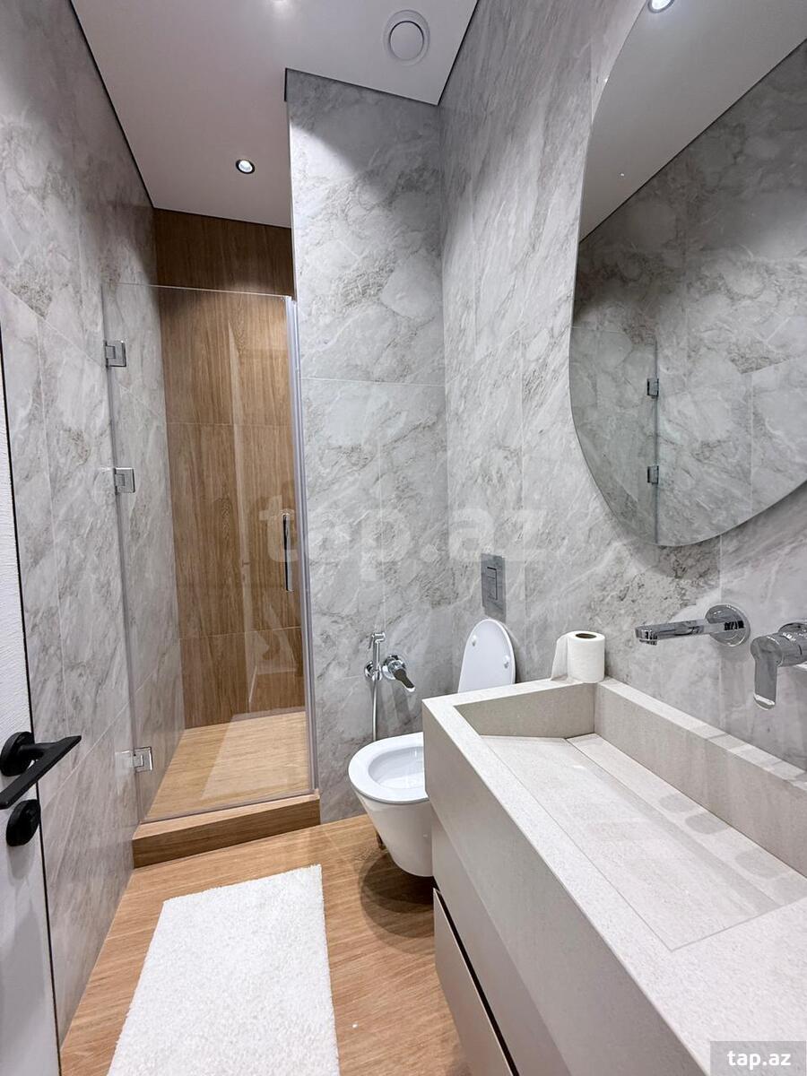 3-otaqlı yeni tikili kirayə verilir, Ağ şəhər, 110 m² (15)