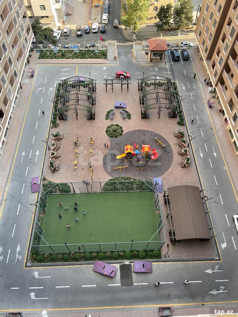 3-otaqlı yeni tikili kirayə verilir, İnşaatçılar m., 100 m² (15)
