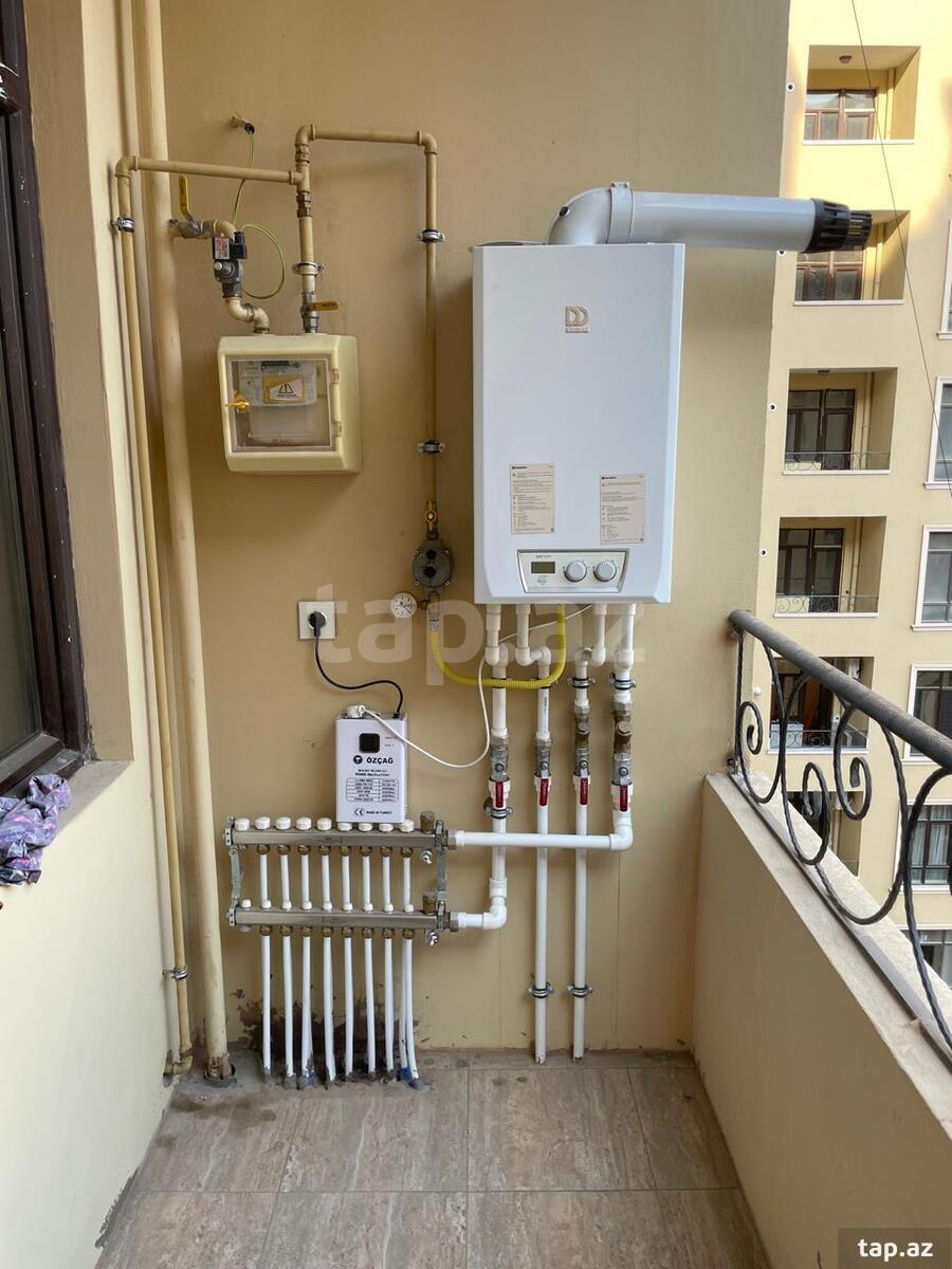 3-otaqlı yeni tikili kirayə verilir, İnşaatçılar m., 100 m² (8)