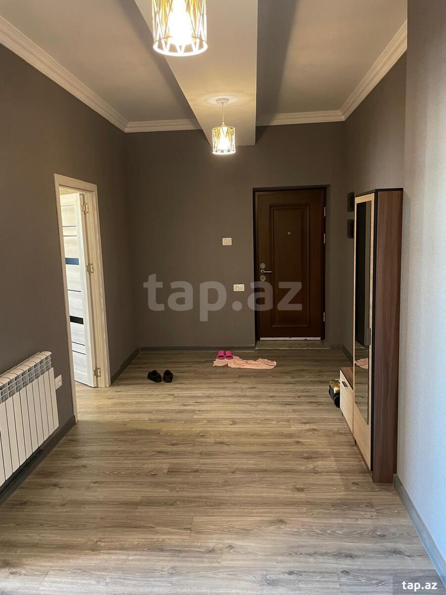 3-otaqlı yeni tikili kirayə verilir, İnşaatçılar m., 100 m² (13)