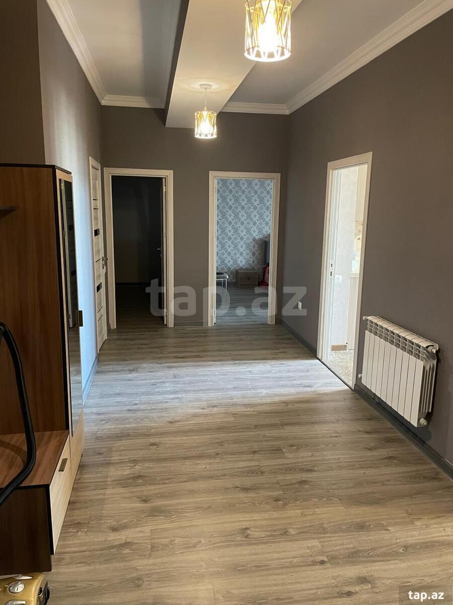 3-otaqlı yeni tikili kirayə verilir, İnşaatçılar m., 100 m² (14)