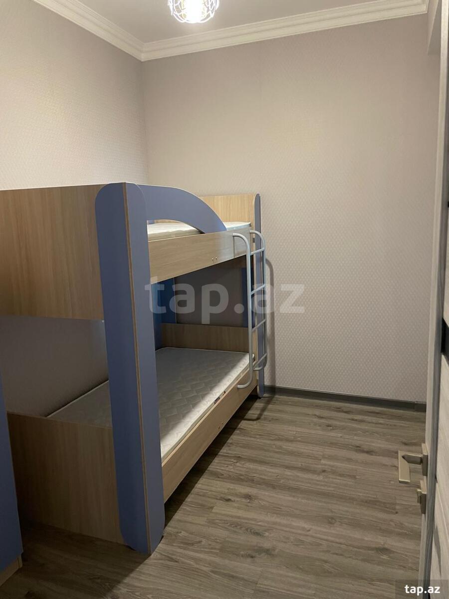 3-otaqlı yeni tikili kirayə verilir, İnşaatçılar m., 100 m² (5)