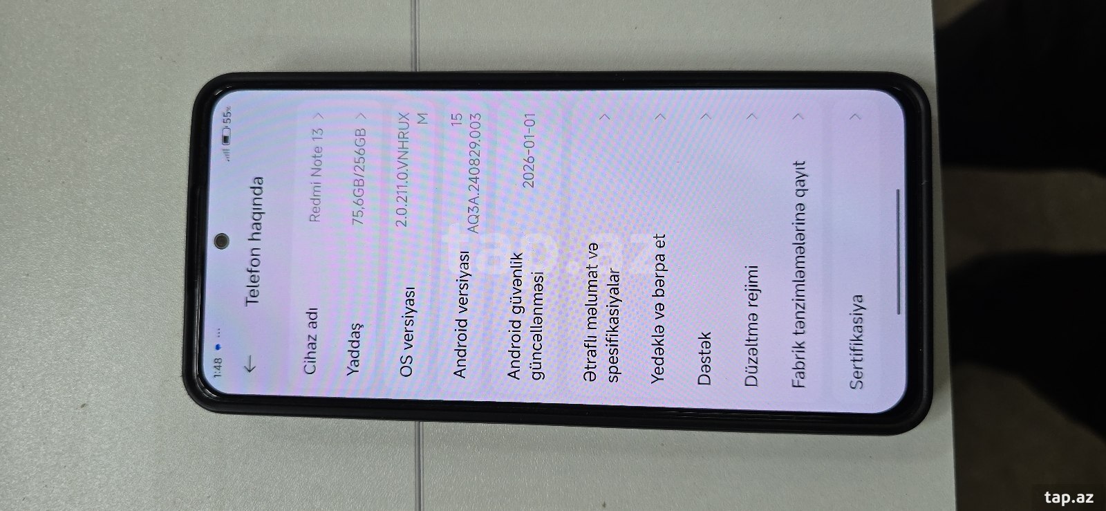 Xiaomi Redmi Note 13 Ice Blue 256GB/8GB (2)